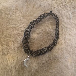 90’s moon charm necklace